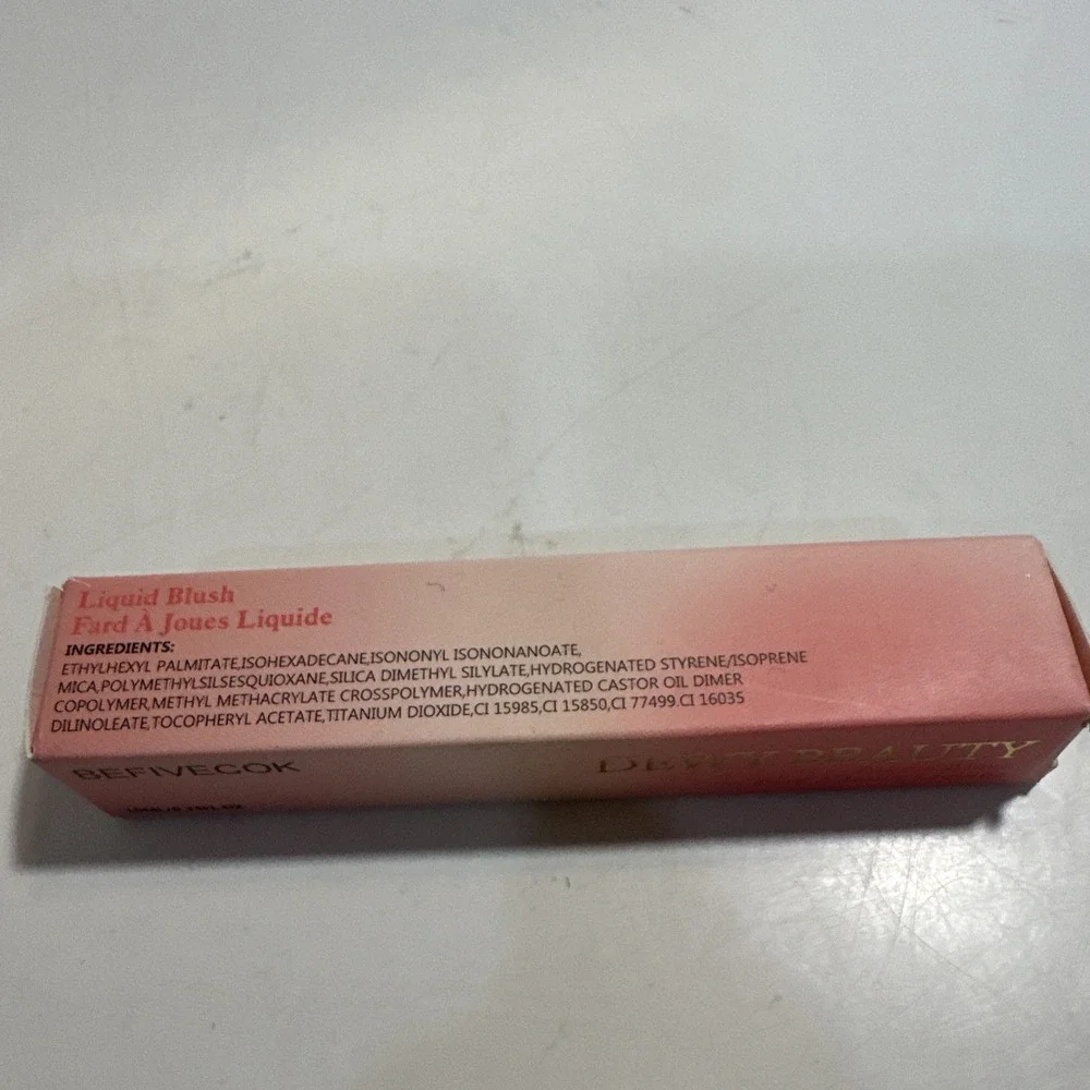 Befivecok Dewy Beauty Liquid Blush‎ 103 Ebullient (Cool Pink) .34oz Sealed